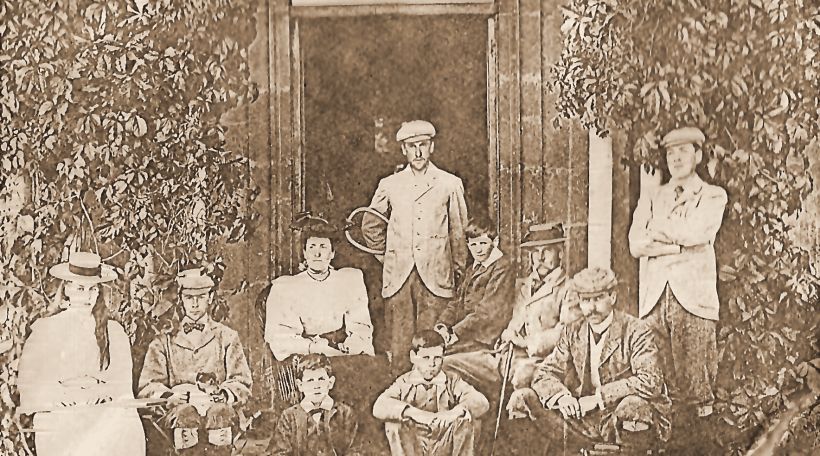 A family group from about 1900, credited to Fred Gegg. The note filed with it names Raymond’s family at Great Rissington, but the clothes are too early for that; it may show the Johnsons a generation earlier.
