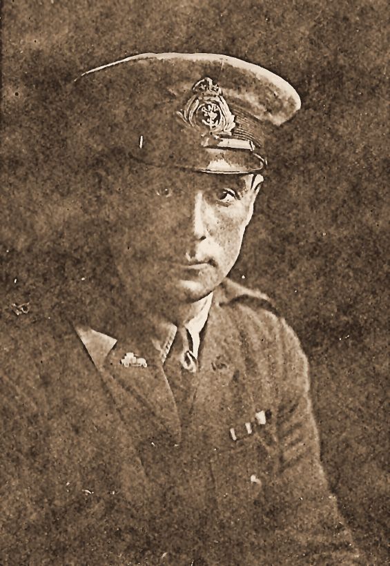 Raymond Johnson in uniform during the First World War, when he served as a captain and acting colonel.