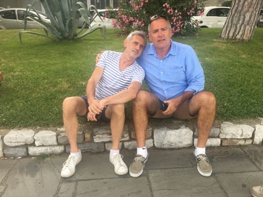 Agostino and me, June 2017.