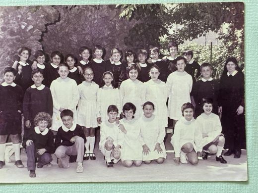 Fifth grade, the nuns’ school, Bologna.