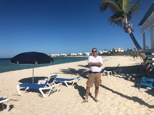 On the beach, Anguilla.