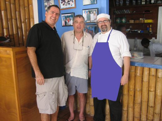 Robert De Niro and Valter.