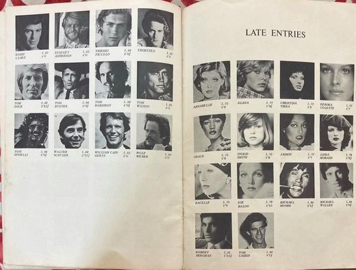 Late entries.