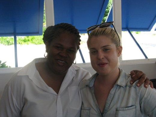 Magda and Kelly Osbourne.