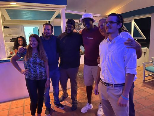 The same night, with me in the picture this time.