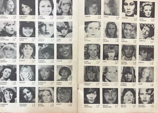 Fashion Model’s first book.