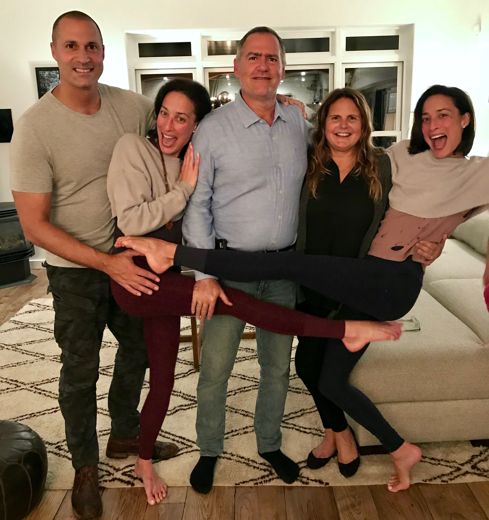 At Nigel’s house in Woodstock, October 2018, with Nigel, Kimberly, Chantal and Crissie.