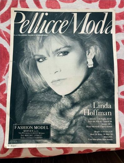 Pellicce Moda. Linda Hoffman, Fashion Model.