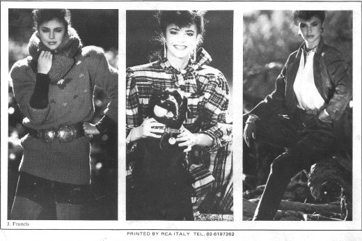The back of Robin Rock’s composite, with three photographs by Jan Francis.