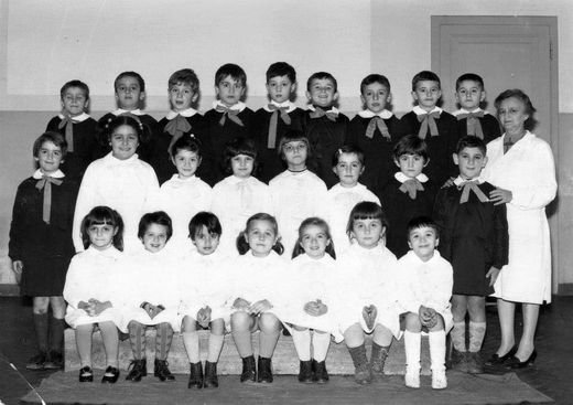 Third grade in Bologna, 1970.